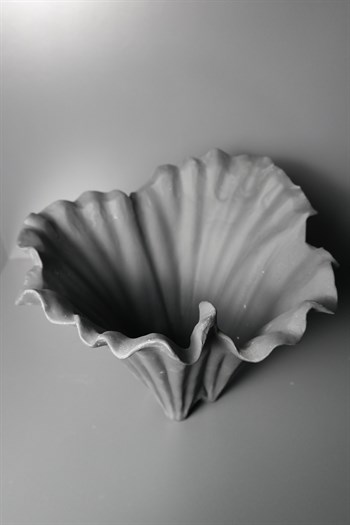  Siyah Porselen Vazo 32Cm Dekoratif Vazo