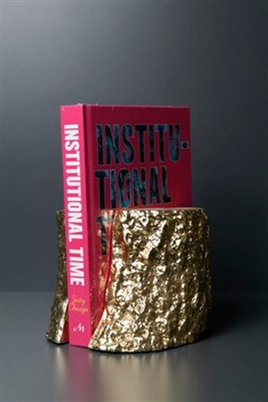 El Yapımı Gold Metal Kitap Tutucu Tamamen Pirinç Metal Ağaç Gövde Görünümlü