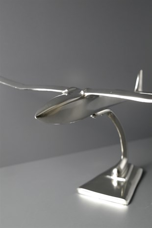 Metal Uçak Dekoratif 40 Cm