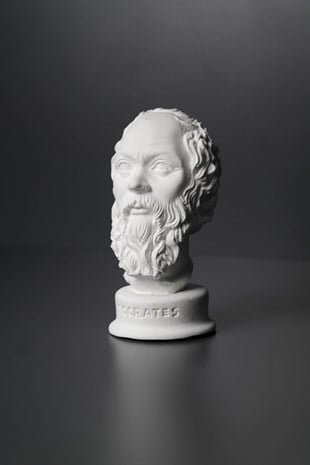 Socrates Biblo Figürü 13 Cm